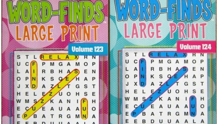 Lot of 2 Orderly Print Pocket Be conscious Search Get Hunt Puzzle Books