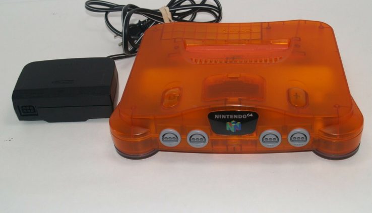 Nintendo 64 N64 Fire Orange Console Machine Funtastic – Examined