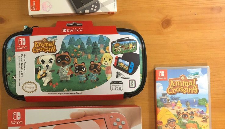 Nintendo Swap Lite Coral Bundle Pack