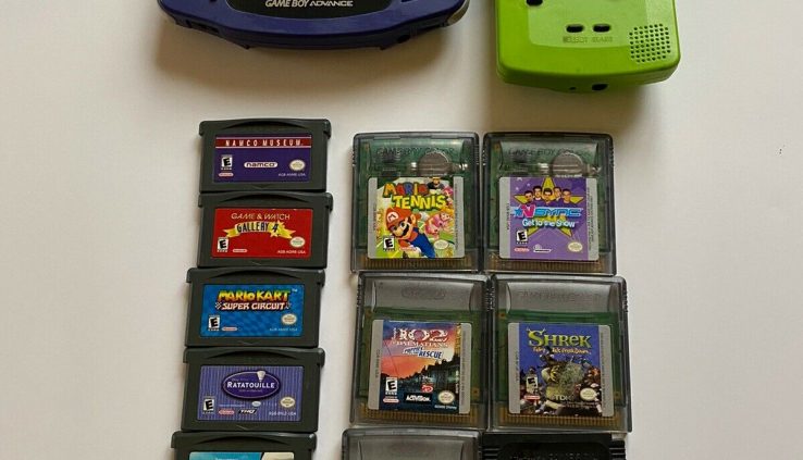 Nintendo Gameboy Advance & Gamebog Shade Bundle