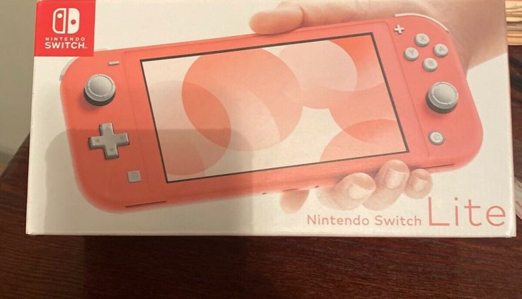 Nintendo Switch Lite Console, Coral – Label Current