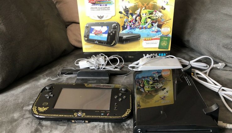 Nintendo Wii U 32GB Console Story of Zelda Wind Waker Version – GREAT CONDITION