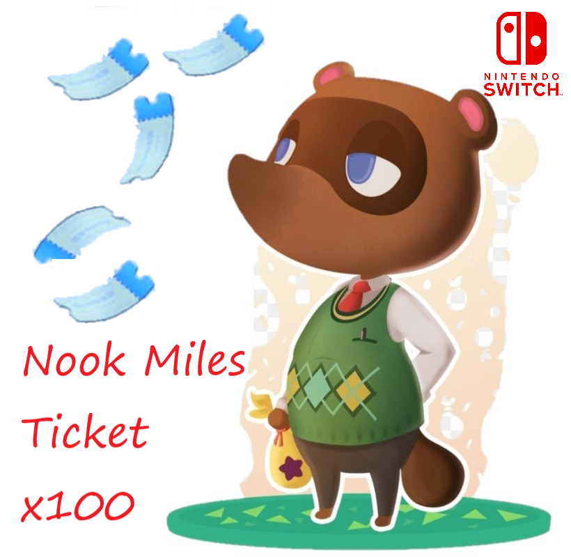 🔥100 Nook Miles Tickets🔥 Animal Crossing New Horizons ...