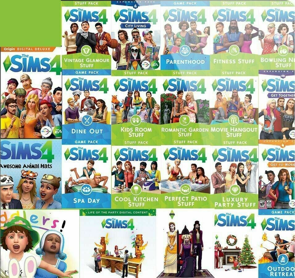 The sims 4 all expansions Game Packs Stuff - Be taught description ...