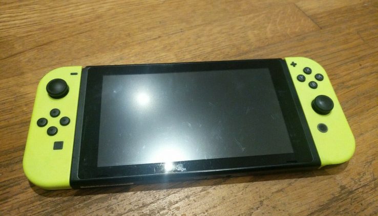 Nintendo Swap Console Neon Yellow Pleasure-Con with Gargantuan Break Bros Last