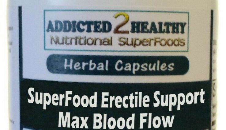 60 SuperFood Intercourse Booster Max Blood Spin Capsules|Vasodilator, Erectile Energy