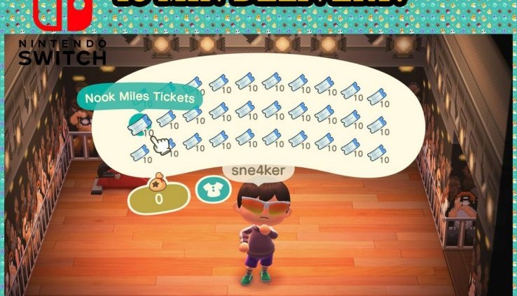 Nook Miles Tickets! | Animal Crossing Recent Horizons | Set aside x10 | Rapid Supply