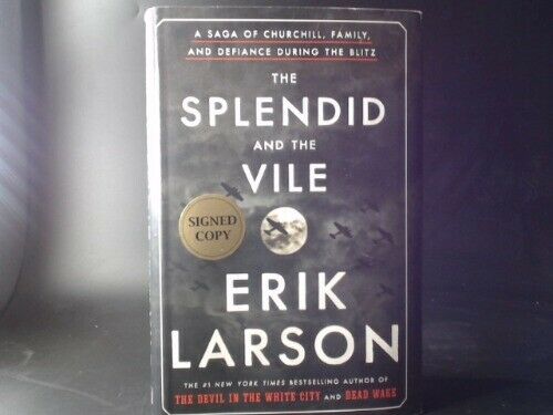 The Sparkling and the Vile by Erik Larson – SIGNED Hardcover Copy [Damaged]