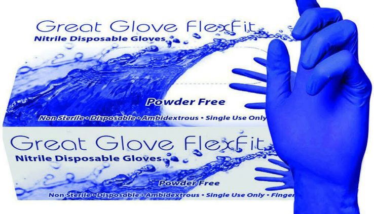 FlexFit Scientific Grade Nitrile Gloves Itsy-bitsy, 200 count