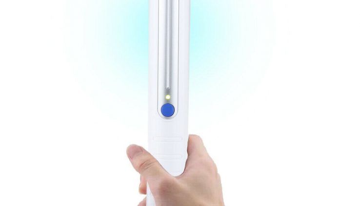Moveable UVC Germicidal Lamp Disinfection UV Sterilizer Sanitizing Wand Handheld