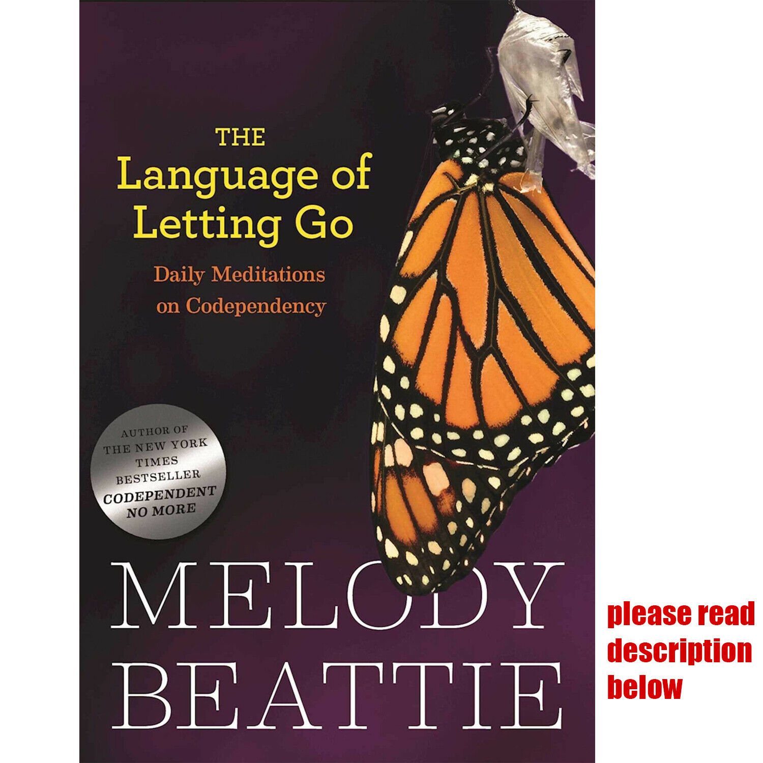 THE LANGUAGE OF LETTING GO CODEPENDENT MELODY BEATTIE on 