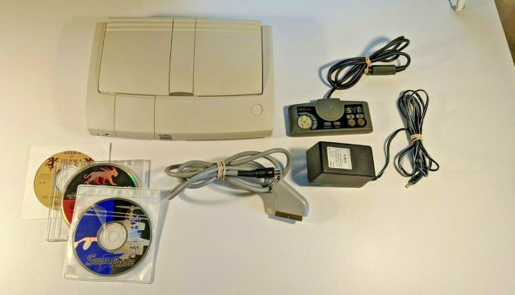 PC Engine Duo-R,Dispute Mod & RGB SCART MOD,NEC,Controller,Games,Cables.Console!!