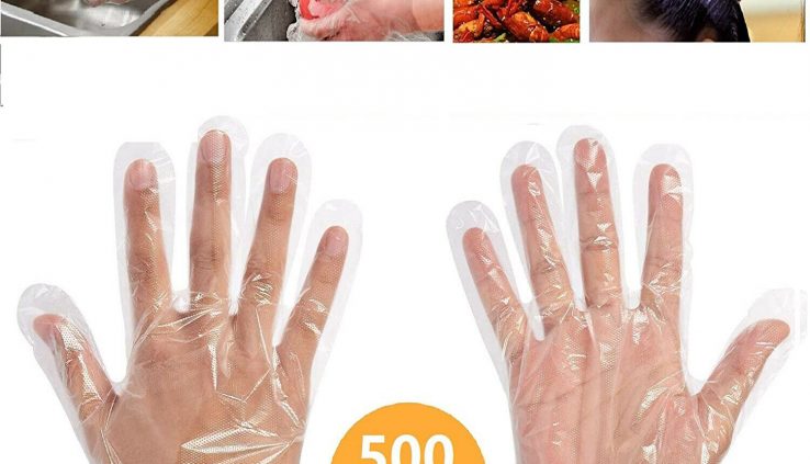 Plastic Disposable Gloves for Residence Attach Food Catering Cleansing Beauty Blueprint-up