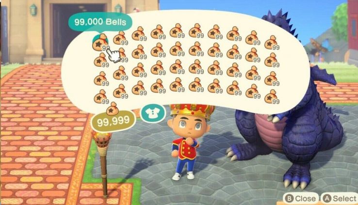 Animal Crossing Unique Horizons💰 Stacks of 99k Bells 💰 FAST DELIVERY
