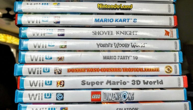 Nintendo Wii U Neatly-organized Mario 3D World Deluxe Fetch 32GB Dim Console