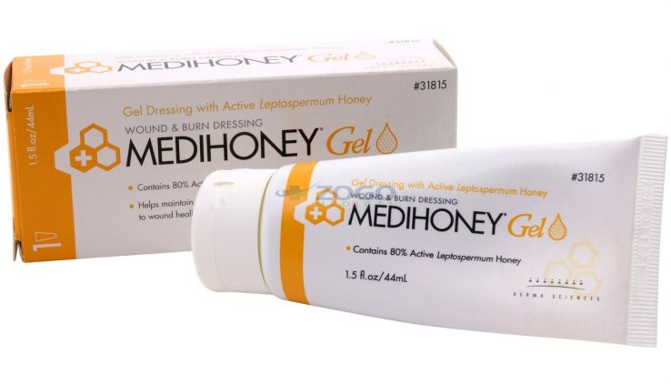 Derma Sciences 31815 Medihoney Dressing Gel, 1.5 oz. Tube- Original in Field