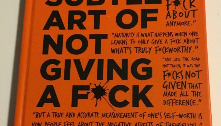 The Subtle Art of Now no longer Giving A F*ck. Reward Version hardcover by Stamp Manson