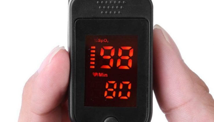LED Fingertip Finger Pulse oximeter/oxymetre SpO2 PR Blood Oxygen meter video display
