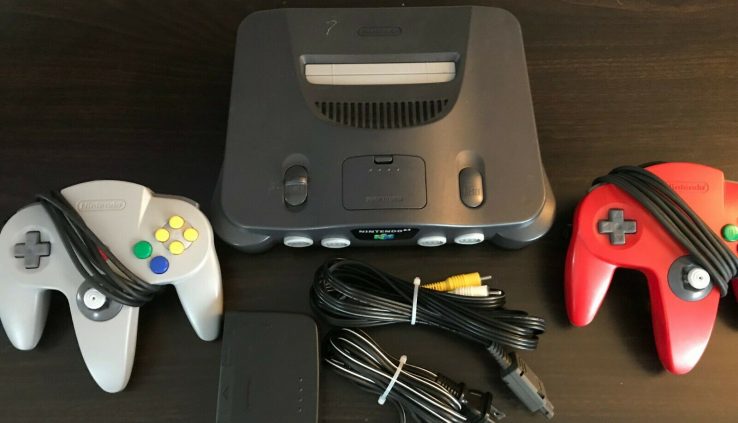 Nintendo 64 Console Bundle -NUS-001- (2) Honest Controllers  – NTSC N64 Machine
