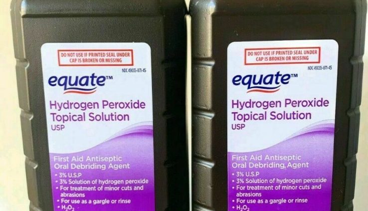 (2-Pack) Hydrogen Peroxide 32 fl oz, topical solution, First Encourage, All reason