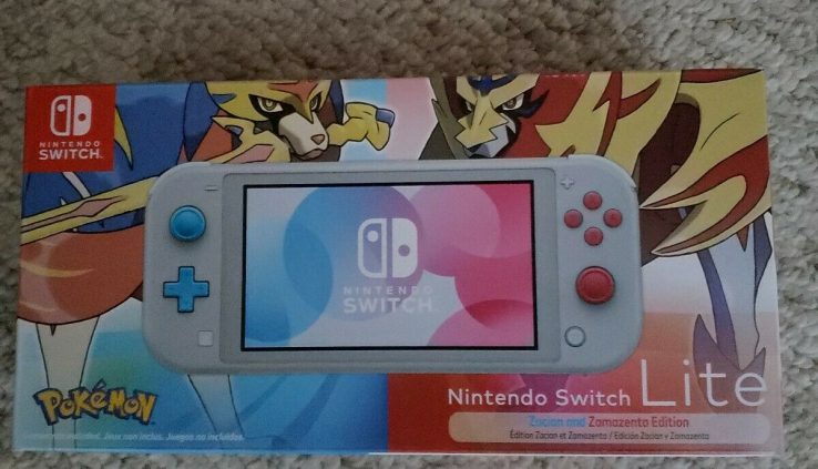 NEW Nintendo Switch LITE Handheld Console Zacian and Zamazenta / Pokemon Edition