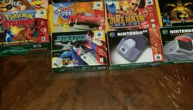 Nintendo 64 Video games CIB And containers