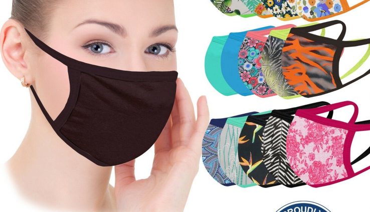 Face Mask Adult Washable Made in USA, Fabric Mask Facemask washable breathable