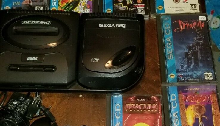 Sega cd model 2 console