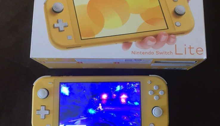 Nintendo Swap Lite Yellow Console *Historical Once*