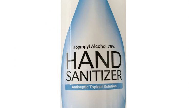 Hand Sanitizer 1000 ML 33.8 FL OZ / Bottle Antiseptic GeI Isopropyl Alcohol 75%