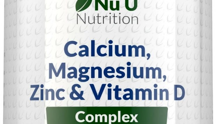 Zinc Calcium Magnesium & Nutrition D Complex Supplement 365 Vegetarian Pills
