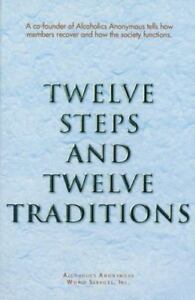 Twelve Steps and 12 Traditions paperback e book FREE SHIPPING Alcoholic addiction