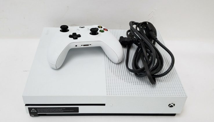 Microsoft Xbox One S 500GB White Sport Map Console (1681) – 8/B21348A