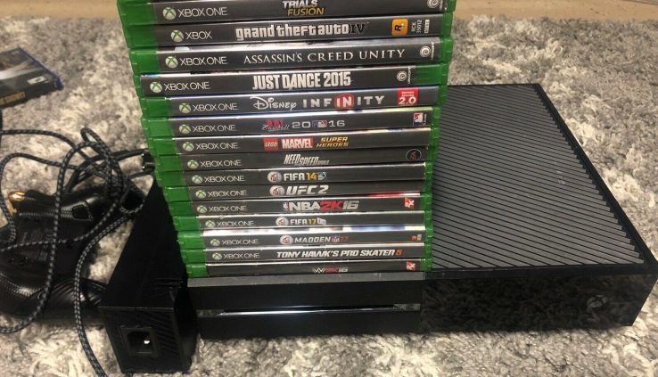 Xbox One Console 500 Gb W 17 Video games No Controller Madden NBA 2k FIFA Wwe