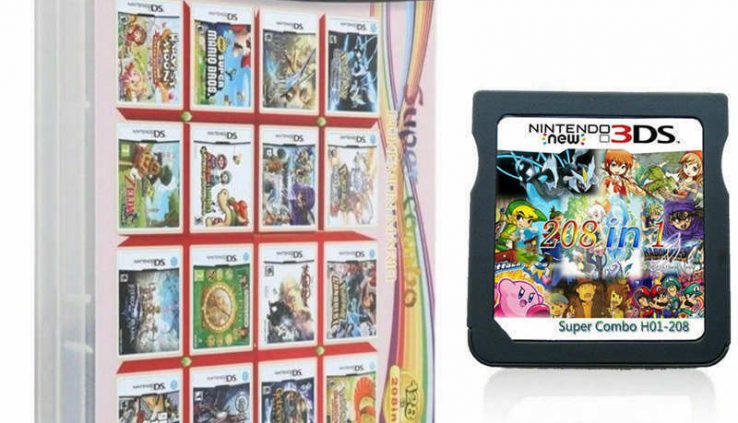 208 in 1 Sport Games Cartridge Multicart For Nintendo DS NDS NDSL NDSI 2DS 3DS