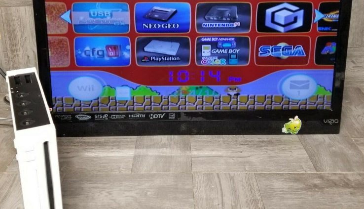 Nintendo Wii Modded + Homebrew channel *Console Solely* GameCube Games Nicely matched