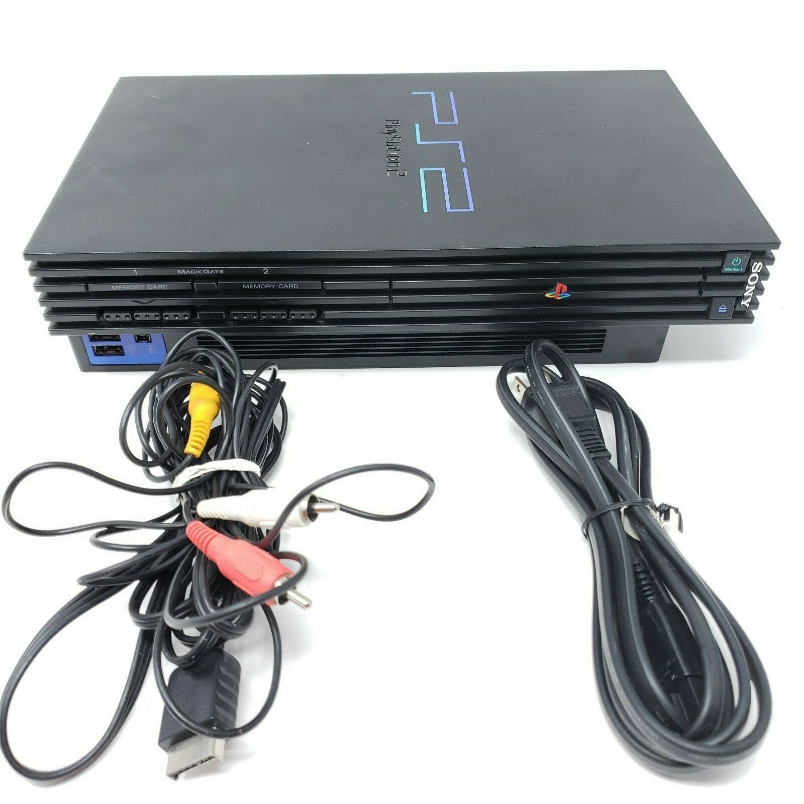 Sony PlayStation 2 PS2 Bulky Console + Cords Only TESTED SCPH39001
