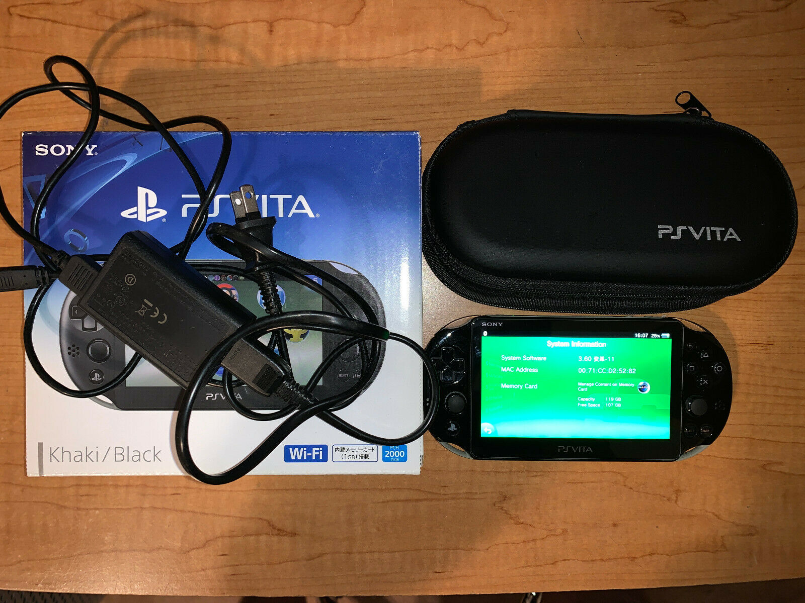 PS Vita PCH-2000 1000 アクアブルー SONY PlayStation ZA23 動作