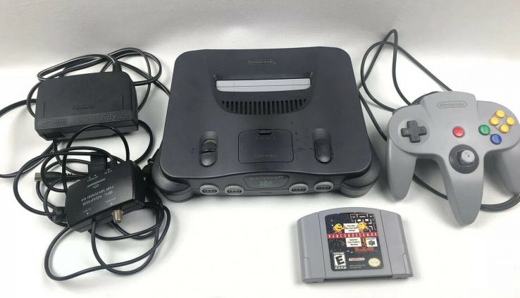 Nintendo 64 Console Bundle N64 With Controler One Sport Examined