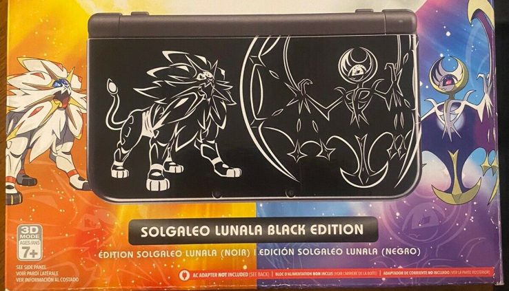 Nintendo 3DS XL Solgaleo Lunala Sad Edition
