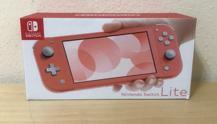 NEW Nintendo Swap Lite – Coral/Red – Console