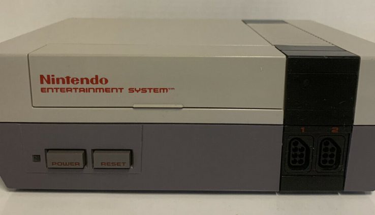 Orig NES Nintendo NES-001 Replace Console Refurbished 72 Pin – Canda Sticky label
