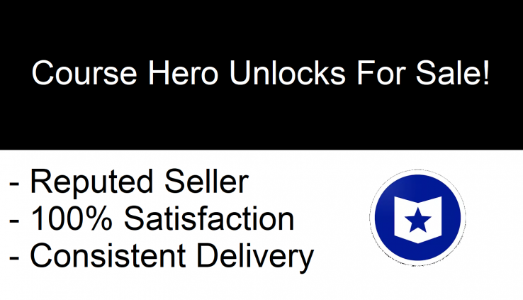 Course Hero Myth w/ 20 Unlocks – INSTANT DELIVERY – 24/7