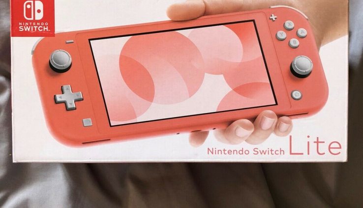 Nintendo Switch Lite Console, Coral – Tag Original