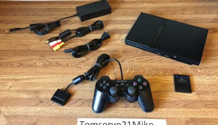 Sony PlayStation 2 PS2 SLIM Game Console Intention With Expedient Controller Bundle