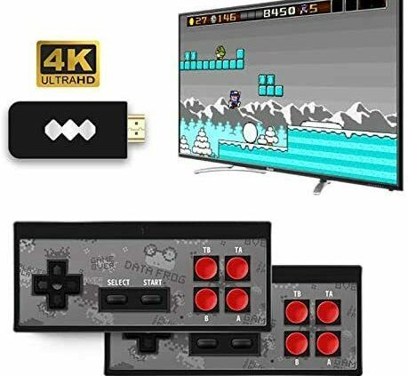 Retro HDMI Y2 4K TV Game Stick Console 568 Constructed-in Wi-fi Gamepad + Receiver
