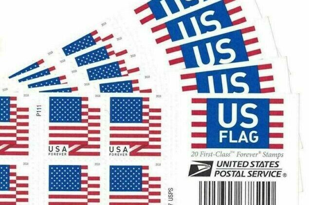 100 USPS STAMPS FOREVER STAMP BOOKLET 5 Books Of 20 STAMPS FREE SHIPPING SHEETS
