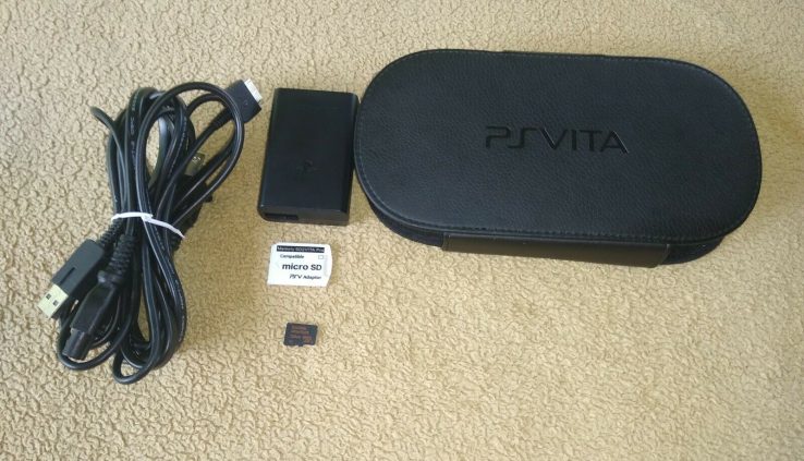 Sony PS Vita – PCH-1001 System OLED w/ 3.60 Henkaku & 128gb Micro SD