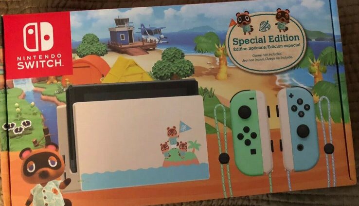 Animal Crossing New Horizons Nintendo Switch Console IN HAND