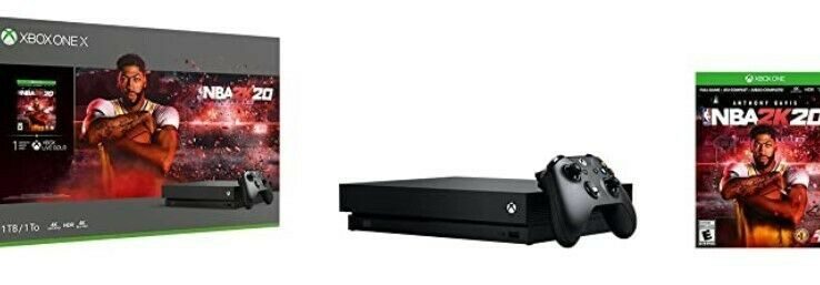 Microsoft Xbox One X 1 TB with NBA 2K20 Special Edition – Dark